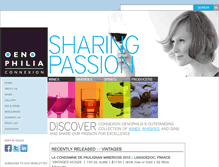 Tablet Screenshot of oenophilia.ca